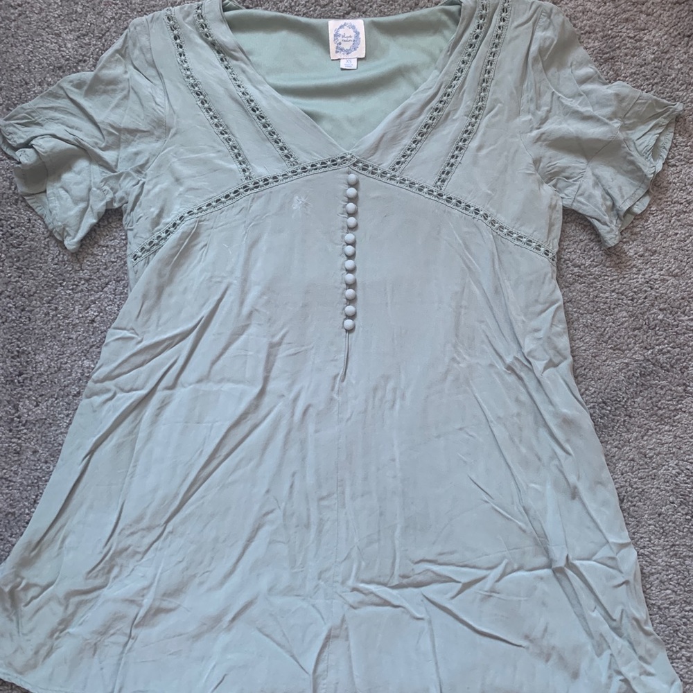 Francesca’s Buttoned Sun Dress